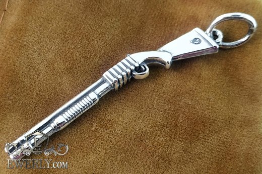 Shotgun - pendant of silver with blackening 131053KA